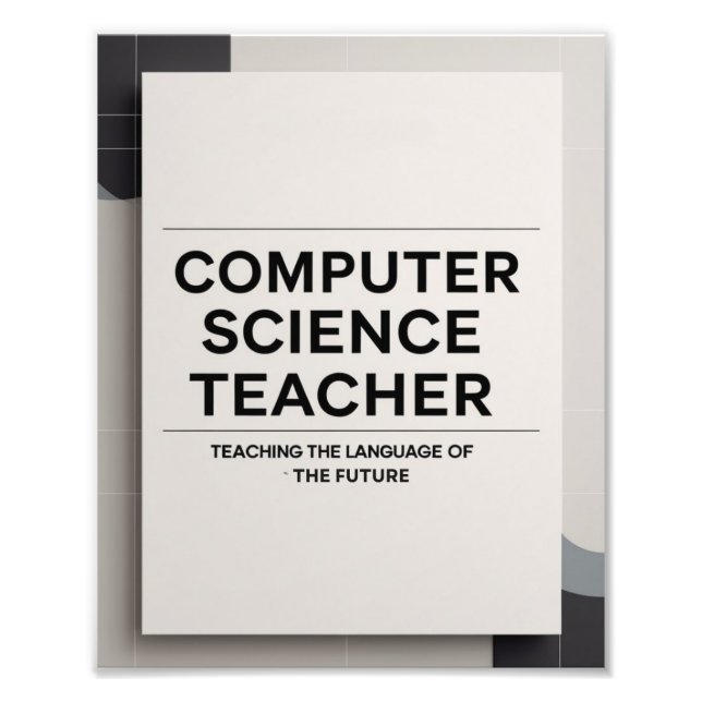 Foto Professor de Ciência da Computação (Frente)