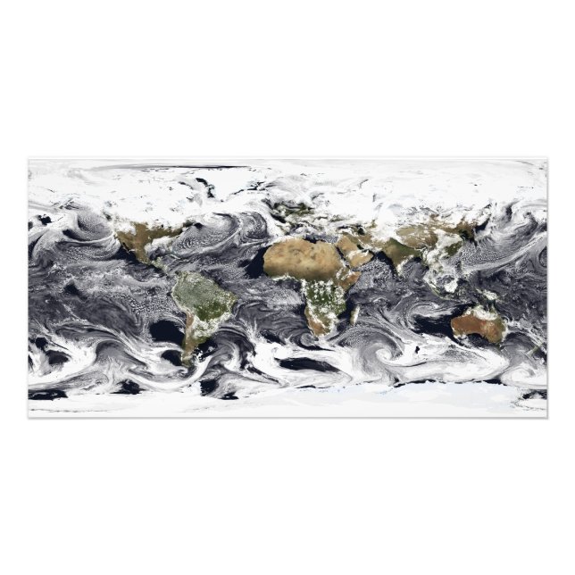 Foto Projeção de equidistante cilíndrico (Frente)