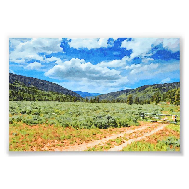 Foto Provo River Valley nas montanhas Uinta (Frente)