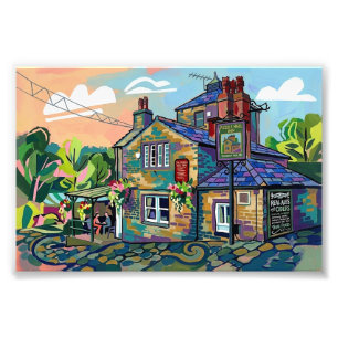 Foto Puzzle Hall Inn, Sowerby Bridge Impressão de Arte