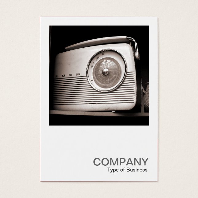 Foto quadrada 0118 - Old Radio (Rádio antiga) (Frente)