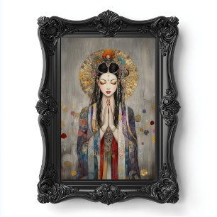 Foto Quan Yin: Deusa Budista Cartaz Art Nouveau