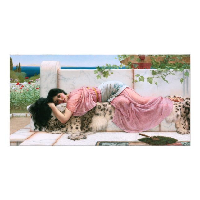 Foto Quando o coração é jovem por John William Godward (Frente)