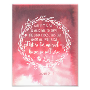 Foto Quanto A Mim E À Minha Casa Seremos O Senhor