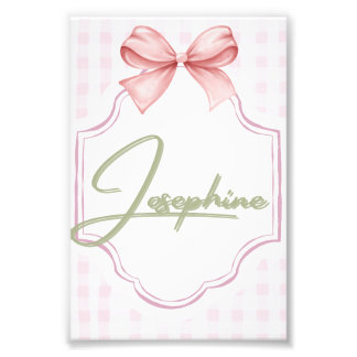 Foto Quarto Personalizado para Menina Josephine Gingham