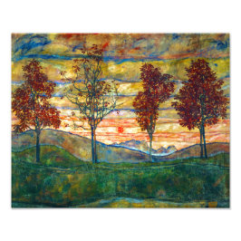 Foto Quatro Árvores | Egon Schiele |