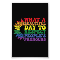 Que Dia Lindo para Respeitar as Pessoas 