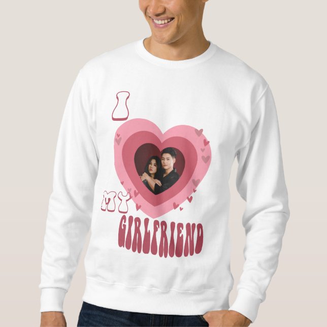 Foto que eu amo minha camiseta namorada (Frente)