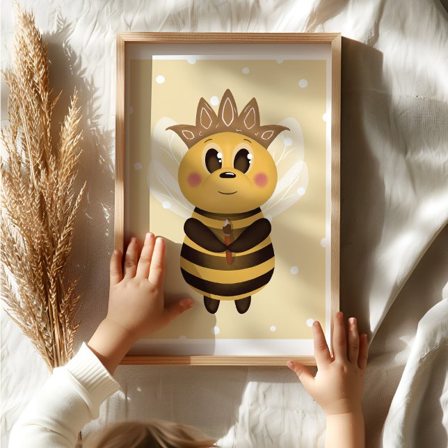 Foto Queen Bee Nursery Wall Art (Criador carregado)