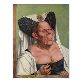 Foto Quentin Matsys - Uma Mulher Velha Grotesca