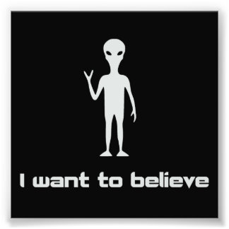 Foto Quero acreditar em Aliens e OVNIs