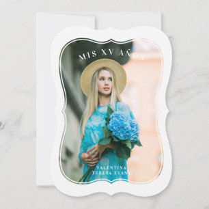 Foto Quinceañera Español Moderno Efecto Corchete