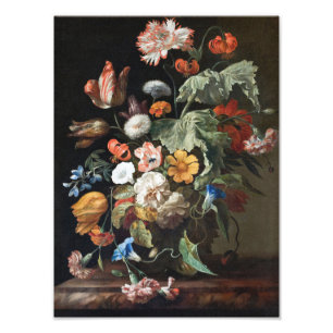 Foto Rachel Ruysch - Vida Estática Com Flores
