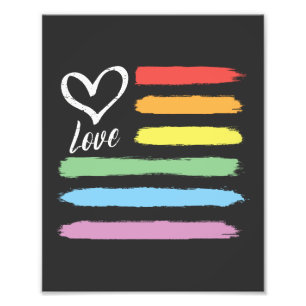 Foto Rainbow American Flag LGBT