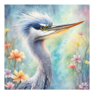 Foto Rainbow Birds Blue Heron 1