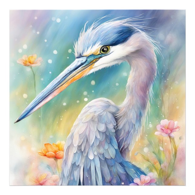 Foto Rainbow Birds Blue Heron 2 (Frente)