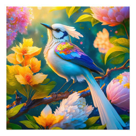 Foto Rainbow Winged Jay Fantasy Bird