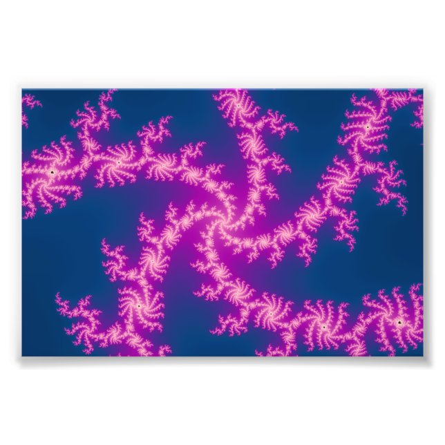 Foto Raio Roxo - Arte Fractal (Frente)