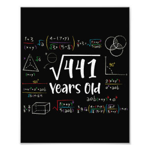 Foto Raiz Quadrada de 441 21º Aniversário 21 Anos