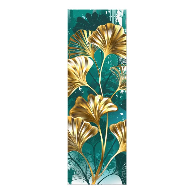 Foto Ramificação com Ouro deixa Ginko Biloba (Frente)