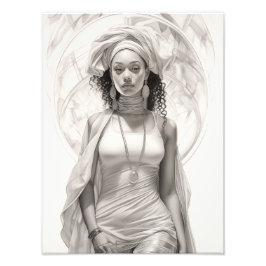 Foto Rapariga exótica em um sofá