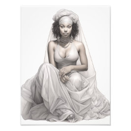 Foto Rapariga exótica em um sofá