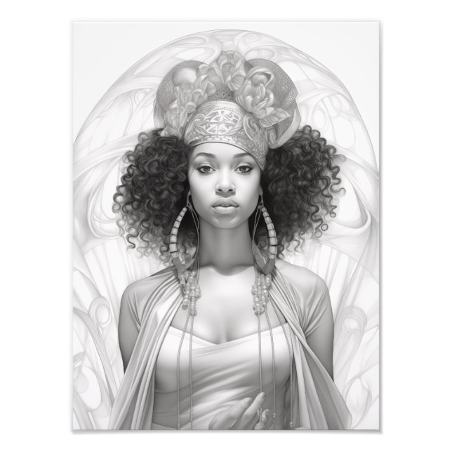 Foto Rapariga exótica em um sofá (Frente)