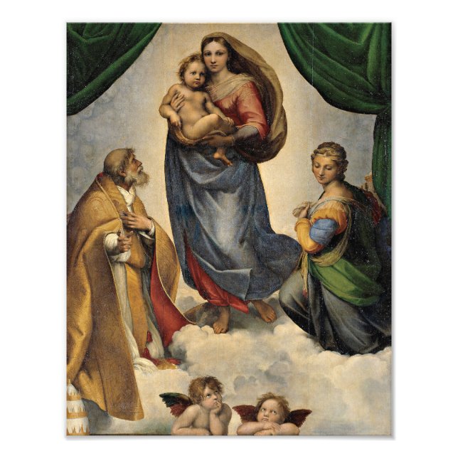 Foto Raphael - A Madonna Sistina (Frente)