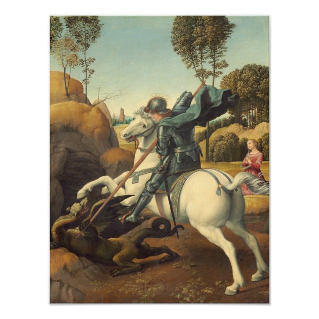 Foto Raphael - São Jorge e o Dragão (Frente)
