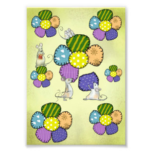 Foto Ratos cosão flores