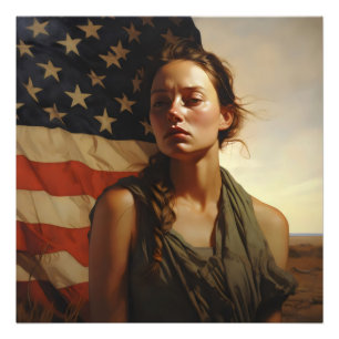 Foto Realismo Garota Americana