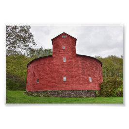Foto Red Round Barn, Halcottsville, Nova Iorque