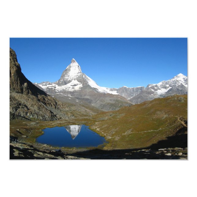 Foto Reflexão de Riffelsee Matterhorn (Frente)