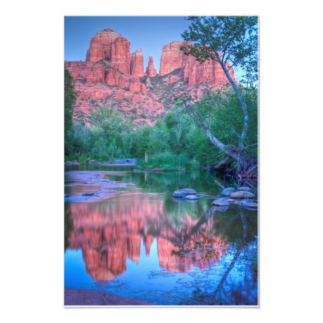 Foto Reflexos da rocha da Catedral Sedona, Arizona (Frente)