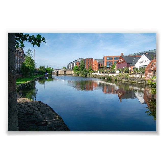 Foto Reflexos no Canal, Wakefield (Frente)
