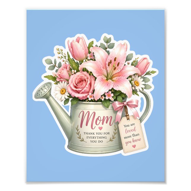 Foto Regador de Flores da Mamãe (Frente)