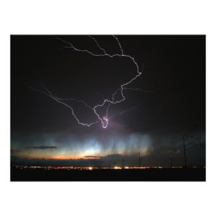 Foto Relâmpago sobre Ridgecrest