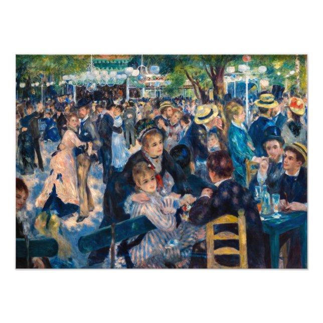 Foto Renoir - Dança no Le Moulin de la Galette (Frente)