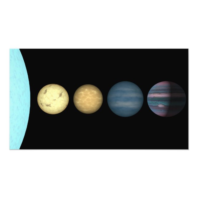 Foto Representação de artista comparando anãs marrons 2 (Frente)