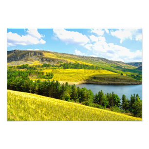 Foto Reservatório de Dovestone no verão