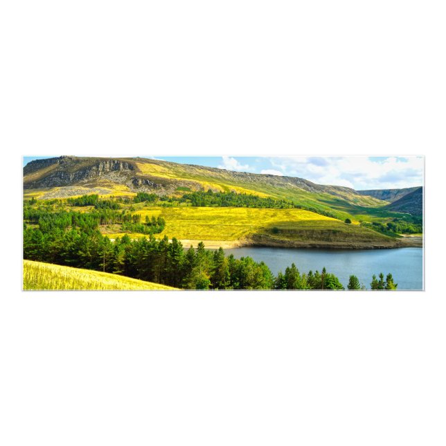 Foto Reservatório de Dovestone no verão (Frente)
