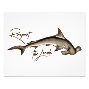 Foto Respeite a citação local de Hammerhead Shark Fun