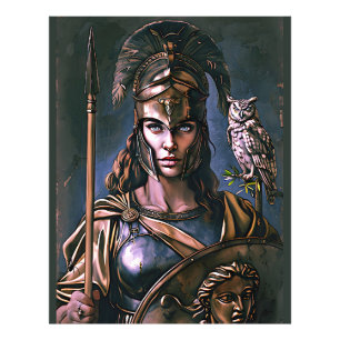 Foto Retrato Colorido "Lealdade feroz de Athena"