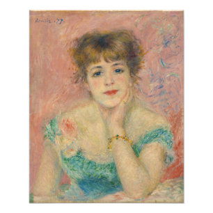 Foto Retrato da Atriz Jeanne Samary, Auguste Renoir