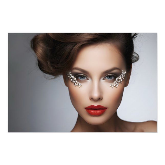 Foto Retrato da moda da arte feminina (Frente)