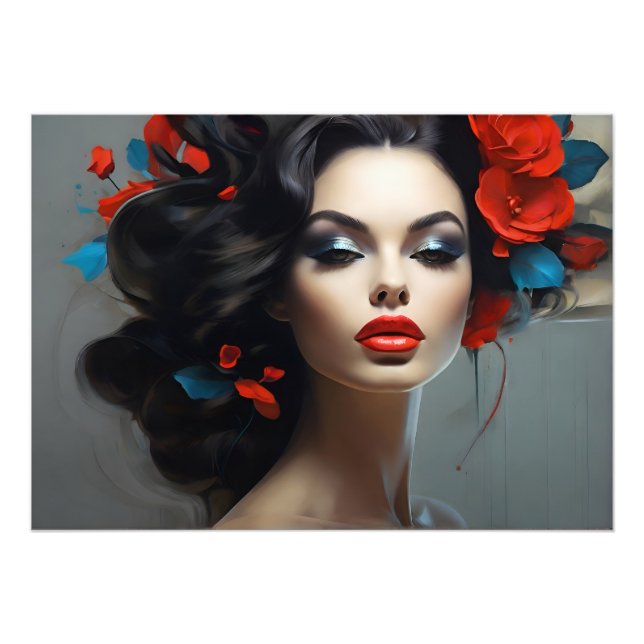 Foto Retrato da moda da arte feminina (Frente)