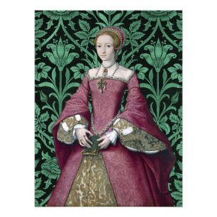 Foto Retrato da Princesa Elizabeth Tudor, Rainha