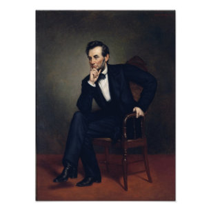 Foto Retrato de Abraham Lincoln por George Healy