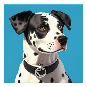 Foto Retrato de Cão Dalmata