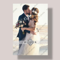Retrato de Casamento | Monograma QR Code